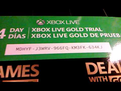 Free xbox live gold codes 360